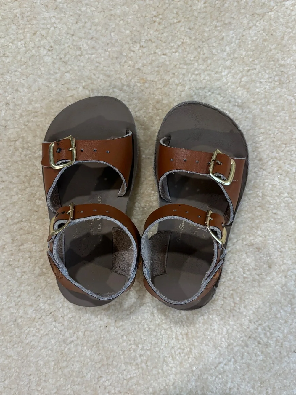 Salt Water Brown Sandals Size 7